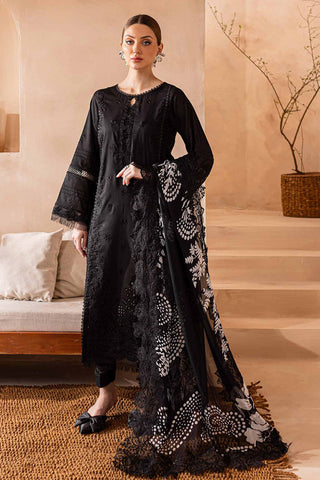 Picture of Nureh - NE-97 Koyal Monochrome Lawn Collection - Available at Raja Sahib