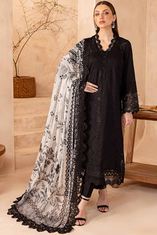 Picture of Nureh - NE-98 Koyal Monochrome Lawn Collection - Available at Raja Sahib