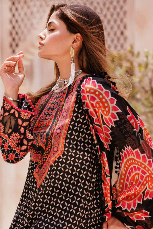 Picture of Charizma - CP4-58 C Prints Black Printed Lawn Edition Vol 7 - Available at Raja Sahib