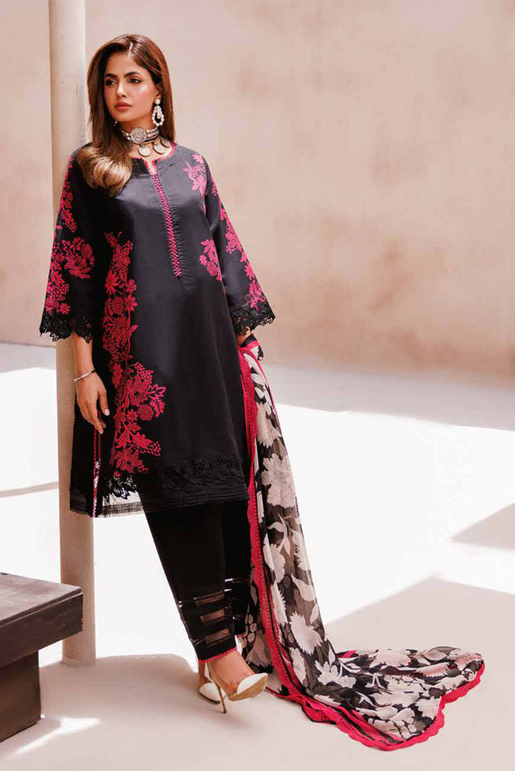 Picture of Charizma - CP4-59 C Prints Black Printed Lawn Edition Vol 7 - Available at Raja Sahib