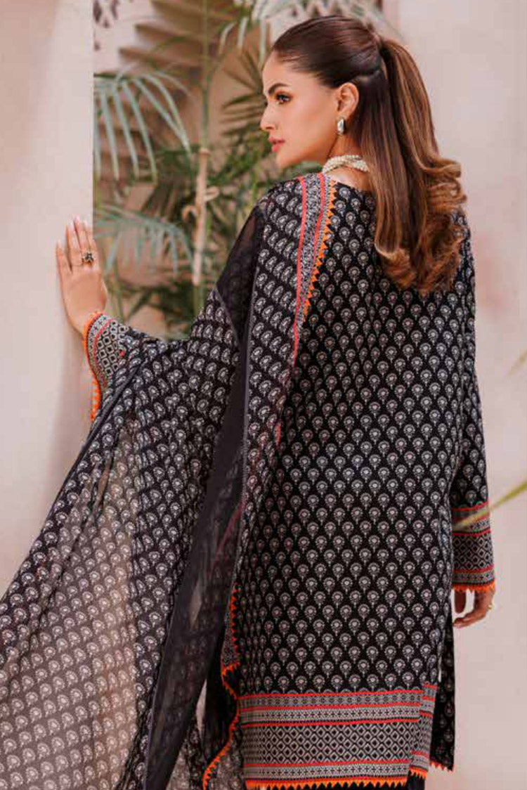 Picture of Charizma - CP4-61 C Prints Black Printed Lawn Edition Vol 7 - Available at Raja Sahib