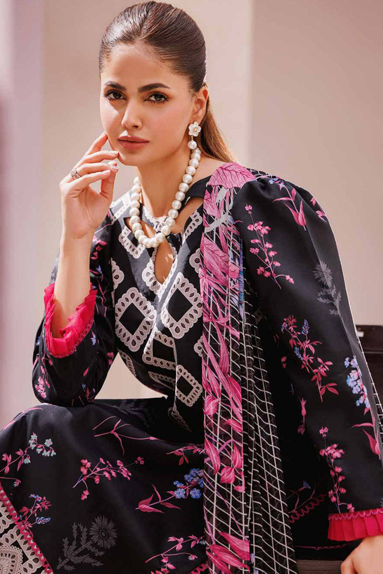 Picture of Charizma - CP4-64 C Prints Black Printed Lawn Edition Vol 7 - Available at Raja Sahib