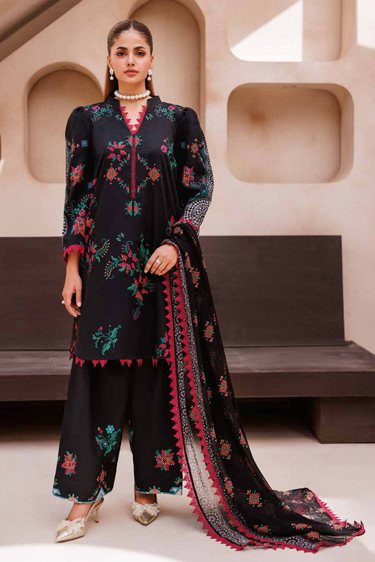 C Prints Black Printed Lawn Edition Vol 7<!--2024-->