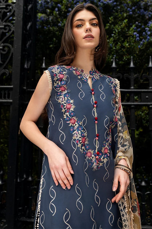 Picture of Mushq - HMC 03 Petale Symphony Odyssey Hemline Luxury Lawn Collection Vol 2 - Available at Raja Sahib