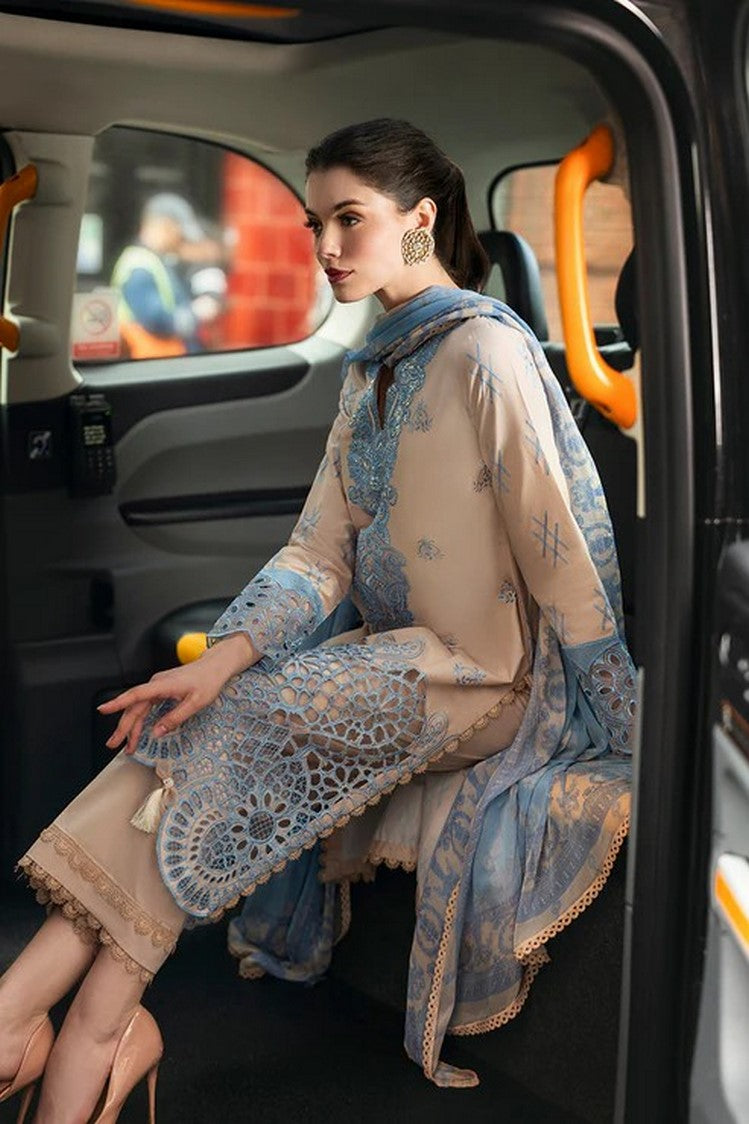 Picture of Mushq - HMC 07 Mystical Muse Odyssey Hemline Luxury Lawn Collection Vol 2 - Available at Raja Sahib