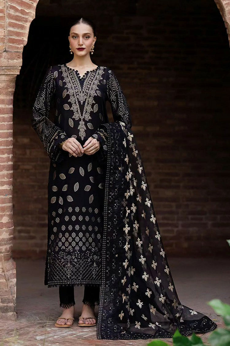 Picture of Nureh - Maya Embroidered Jacquard Lawn Collection Vol 2 - NJ-100 - Unstitched - Available at Raja Sahib