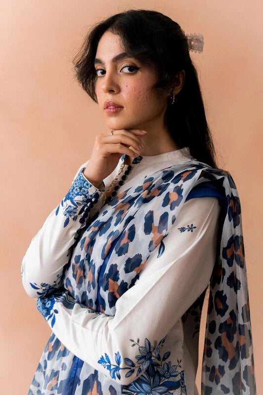 Picture of Zara Shahjahan - Coco Prints Collection - INDIGO-D3 - Unstitched - Available at Raja Sahib