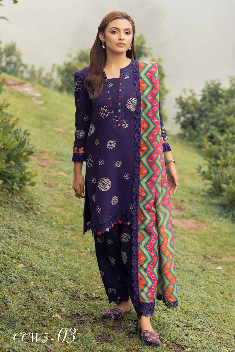 Picture of Charizma - Combinations Embroidered Staple Collection Vol 1 - CCW5-03 - Unstitched - Available at Raja Sahib