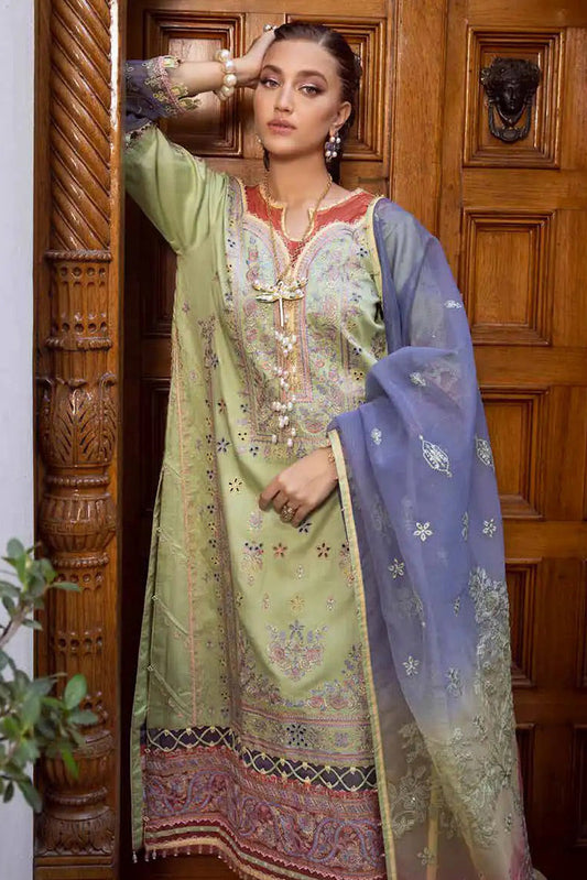 Picture of Muscari - Satin Embroidered Collection - MSEC 884 - Unstitched - Available at Raja Sahib