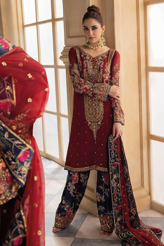 Picture of Charizma - Dastaan e Jashn Luxury Embroidered Chiffon Formals - DJW4-02 - Unstitched - Available at Raja Sahib