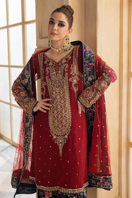 Picture of Charizma - Dastaan e Jashn Luxury Embroidered Chiffon Formals - DJW4-02 - Unstitched - Available at Raja Sahib