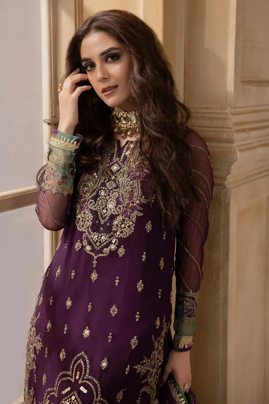 Picture of Charizma - Dastaan e Jashn Luxury Embroidered Chiffon Formals - DJW4-03 - Unstitched - Available at Raja Sahib