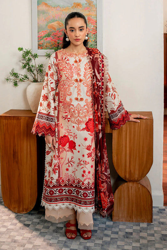 Picture of Roheenaz - Selene Fall Winter Collection - RNP 3A Russet - Unstitched - Available at Raja Sahib