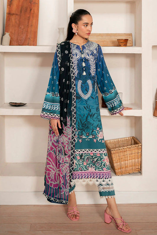 Picture of Roheenaz - Selene Fall Winter Collection - RNP 6A Dahlia - Unstitched - Available at Raja Sahib