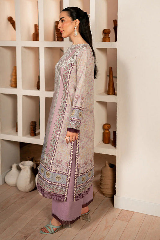 Picture of Roheenaz - Selene Fall Winter Collection - RNP 7B Lavender - Unstitched - Available at Raja Sahib