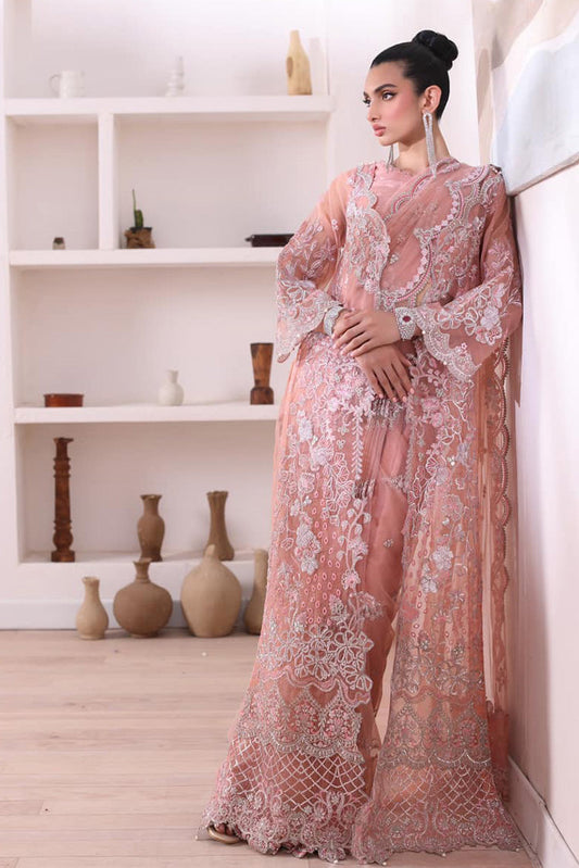 Picture of Noor by Saadia Asad - Chiffon De Luxe Collection - D6 Vera - Unstitched - Available at Raja Sahib