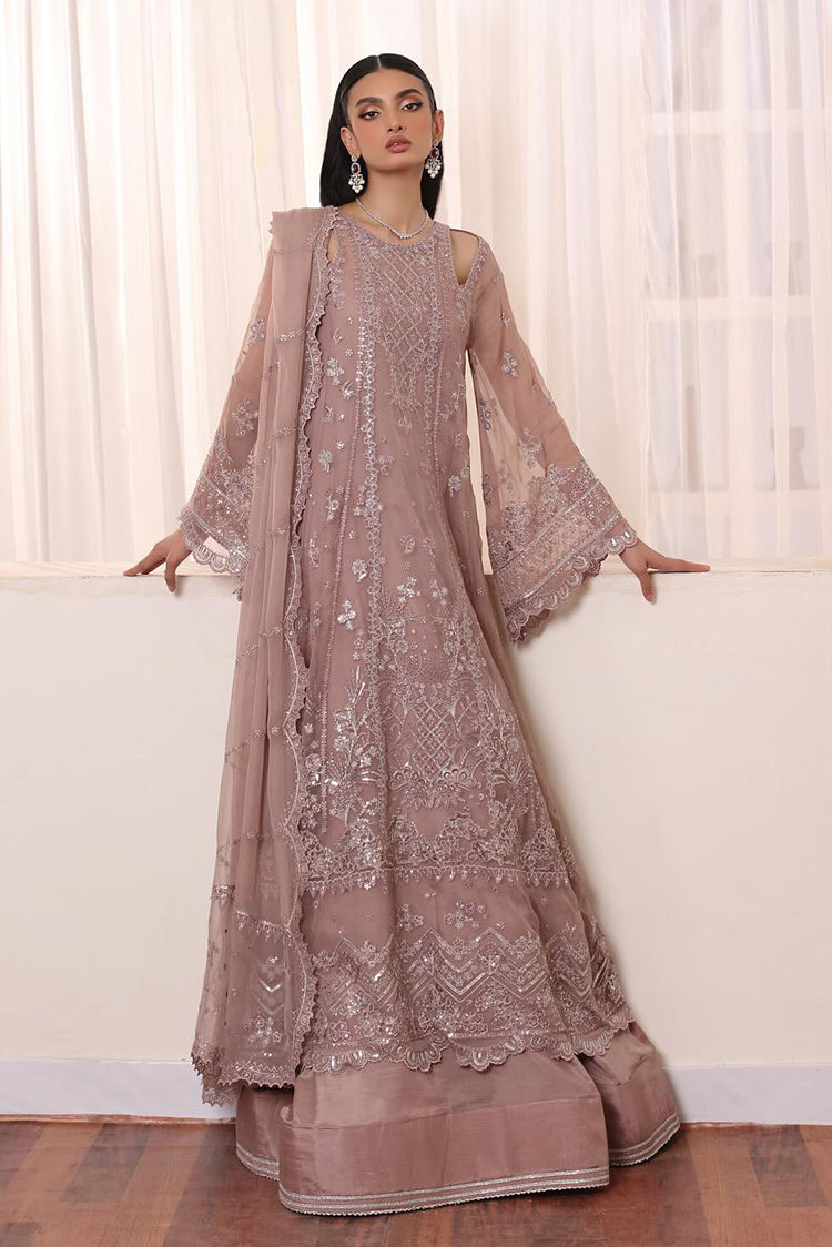 Picture of Noor by Saadia Asad - Chiffon De Luxe Collection - D7 Seaina - Unstitched - Available at Raja Sahib