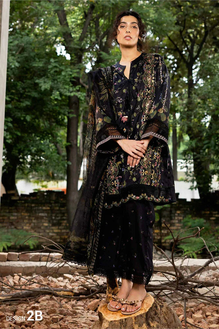 Picture of Sobia Nazir - Cambric and Karandi Fall Edit - Design 2B - Unstitched - Available at Raja Sahib