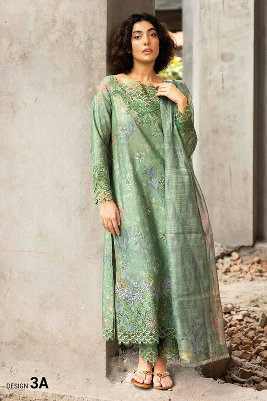 Picture of Sobia Nazir - Cambric and Karandi Fall Edit - Design 3A - Unstitched - Available at Raja Sahib