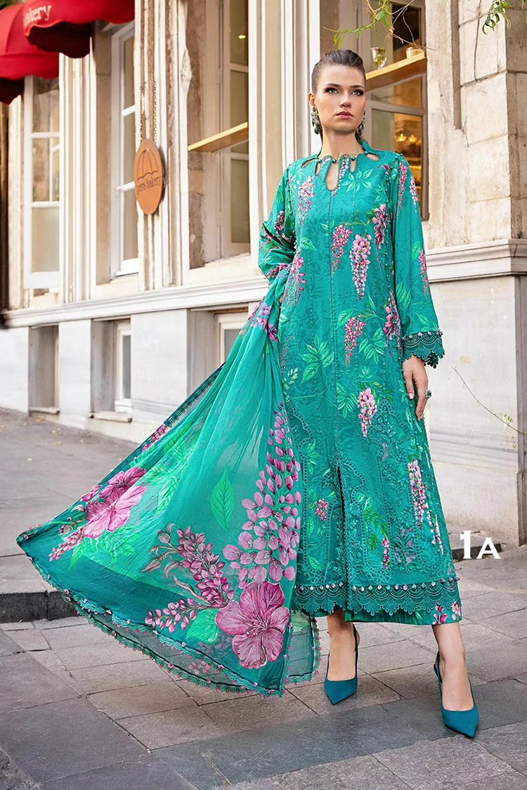 Picture of Maria B - M Prints Fall Edit - Design 1A - Unstitched - Available at Raja Sahib