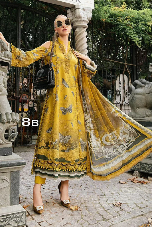 Picture of Maria B - M Prints Fall Edit - Design 8B - Unstitched - Available at Raja Sahib