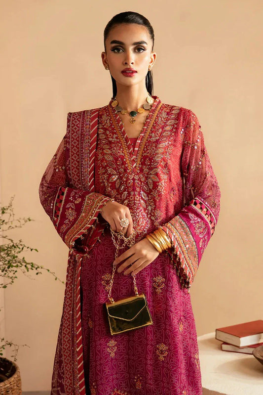 Picture of Xenia - Raahi Luxury Chiffon Collection - 01 Arisa - Unstitched - Available at Raja Sahib