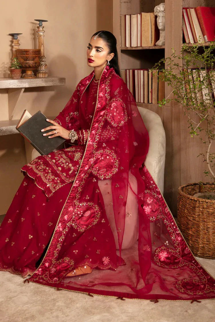 Picture of Xenia - Raahi Luxury Chiffon Collection - 04 Aurore - Unstitched - Available at Raja Sahib