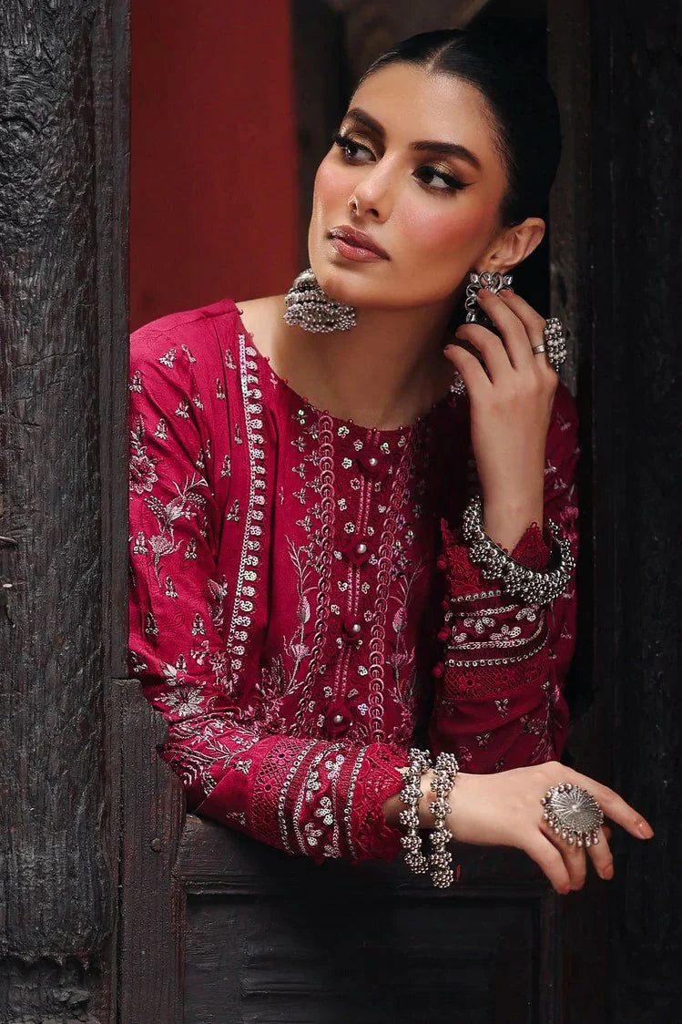 Picture of Nureh - Maya Embroidered Linen Collection - NW-80 - Unstitched - Available at Raja Sahib