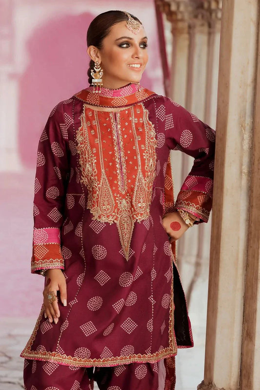 Picture of Charizma - Tabeer Chunri Silk Edition Vol 1 - CTW4-02 - Unstitched - Available at Raja Sahib