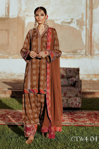 Picture of Charizma - Tabeer Chunri Silk Edition Vol 1 - CTW4-04 - Unstitched - Available at Raja Sahib