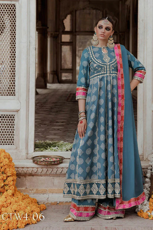 Picture of Charizma - Tabeer Chunri Silk Edition Vol 1 - CTW4-06 - Unstitched - Available at Raja Sahib