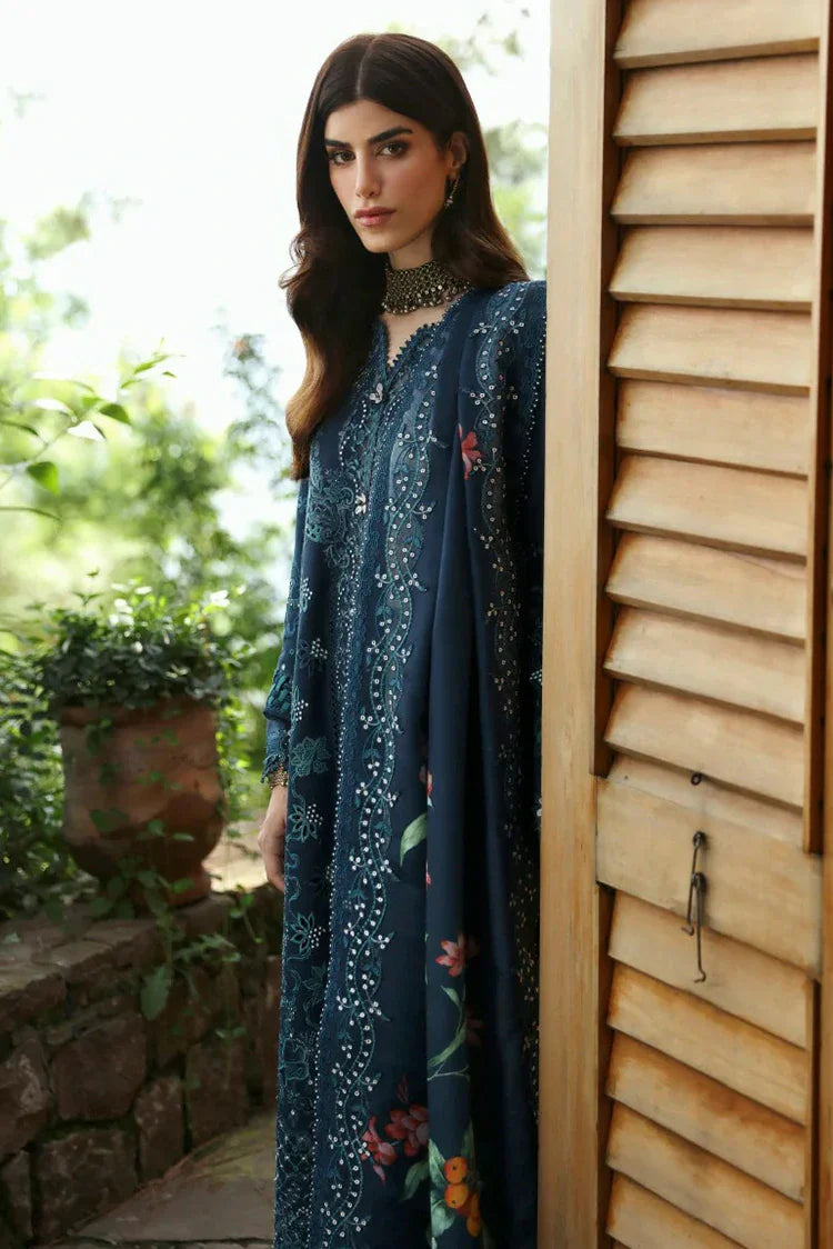 Picture of Qalamkar - Qlinekari Linen Collection - LM-10 Tula - Unstitched - Available at Raja Sahib