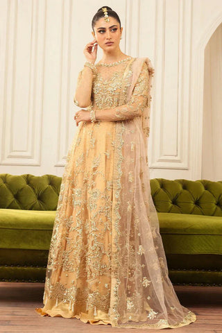 Picture of Mushq - Hemline Aura Debut Wedding Collection - 03 Chamois - Unstitched - Available at Raja Sahib