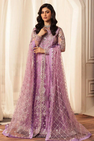 Picture of Mushq - Hemline Aura Debut Wedding Collection - 07 Heather - Unstitched - Available at Raja Sahib