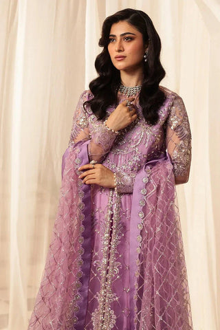 Picture of Mushq - Hemline Aura Debut Wedding Collection - 07 Heather - Unstitched - Available at Raja Sahib