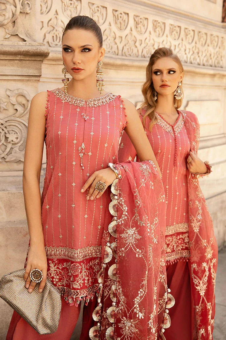 Picture of Maria B - Sateen Fall Collection - CST-08-09 - Unstitched - Available at Raja Sahib