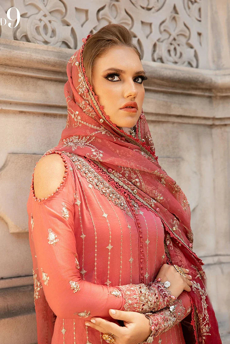 Picture of Maria B - Sateen Fall Collection - CST-08-09 - Unstitched - Available at Raja Sahib