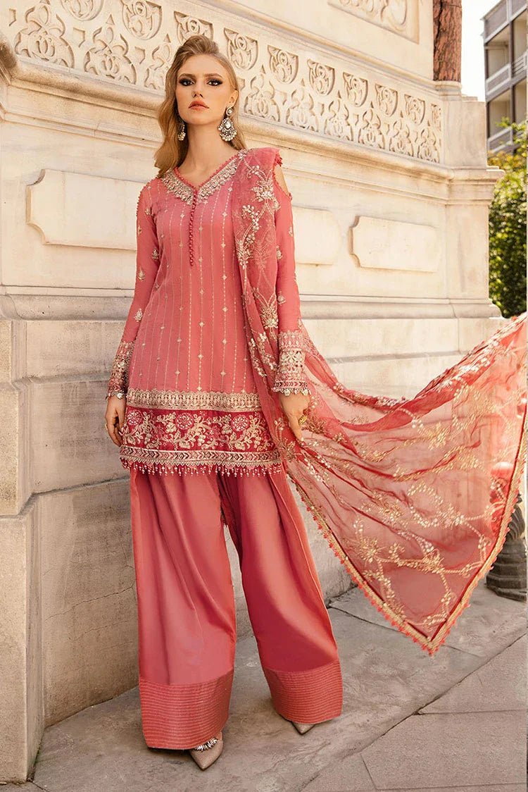 Picture of Maria B - Sateen Fall Collection - CST-08-09 - Unstitched - Available at Raja Sahib