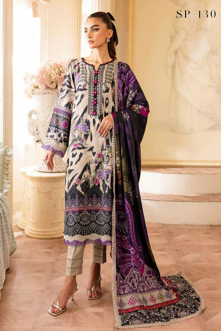 Picture of Nureh - Signature Prints Printed Marina Collection Vol 6 - SP-130 - Unstitched - Available at Raja Sahib