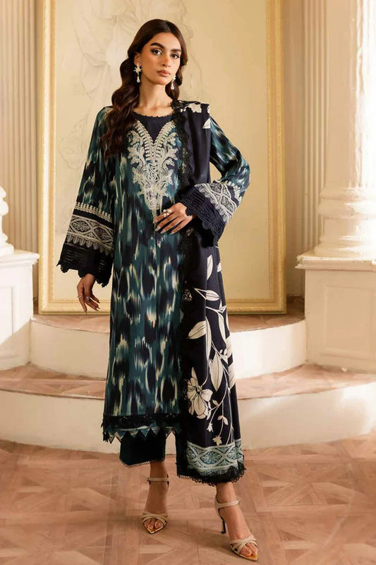 Picture of Nureh - Signature Prints Printed Marina Collection Vol 6 - SP-133 - Unstitched - Available at Raja Sahib