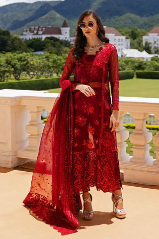 Picture of Zainab Chottani - Wedding Festive Collection - 09 Ruby Luxe - Unstitched - Available at Raja Sahib