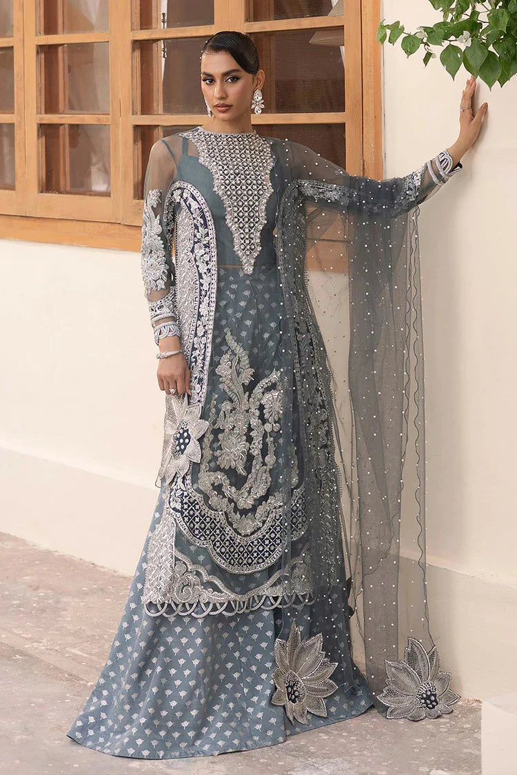 Picture of Maryam Hussain - Marwa 4 Piece Collection Vol 5 - 06 ZARI - Unstitched - Available at Raja Sahib