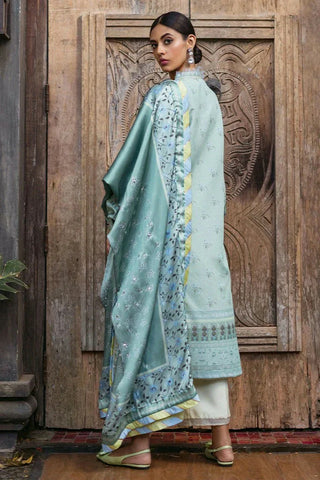 Picture of Mushq - Nirvana Silk Edit - 10 Cerulean - Unstitched - Available at Raja Sahib