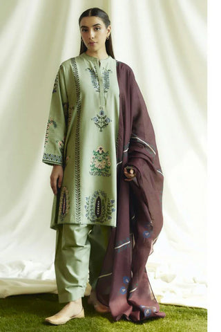 Picture of Zara Shahjahan - Coco Fall Winter Collection - PEARL-D3B - Unstitched - Available at Raja Sahib