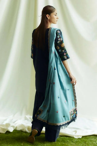 Picture of Zara Shahjahan - Coco Fall Winter Collection - ONYX-D7B - Unstitched - Available at Raja Sahib