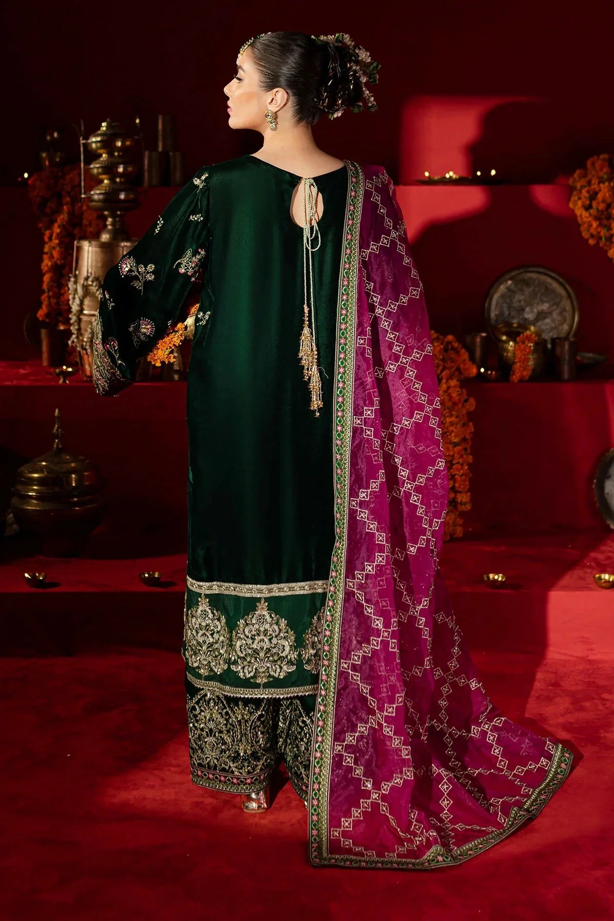 Picture of Nureh - Maya Embroidered Velvet Collection Vol 1 - NW-88 - Unstitched - Available at Raja Sahib