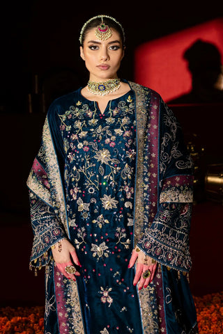 Picture of Nureh - Maya Embroidered Velvet Collection Vol 1 - NW-90 - Unstitched - Available at Raja Sahib