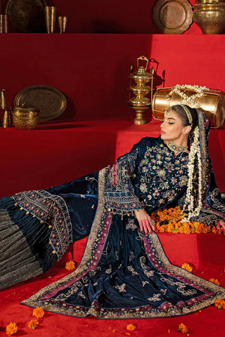 Picture of Nureh - Maya Embroidered Velvet Collection Vol 1 - NW-90 - Unstitched - Available at Raja Sahib