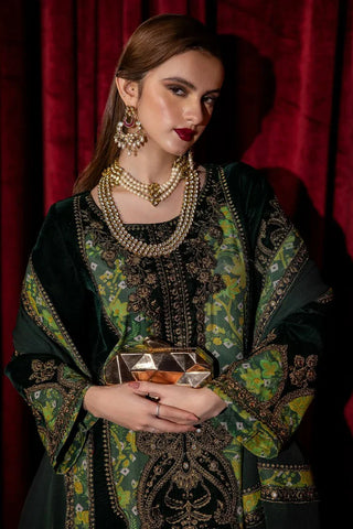 Picture of Charizma - Signora Premium Embroidered Velvet Edit Vol 1 - CVT4-03 - Unstitched - Available at Raja Sahib