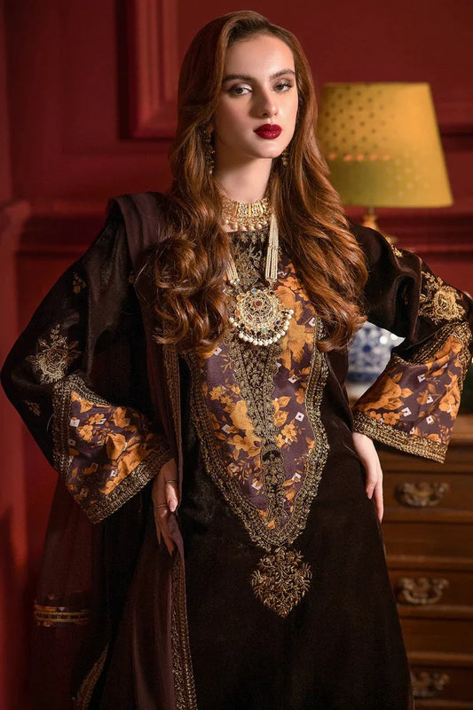 Picture of Charizma - Signora Premium Embroidered Velvet Edit Vol 1 - CVT4-05 - Unstitched - Available at Raja Sahib